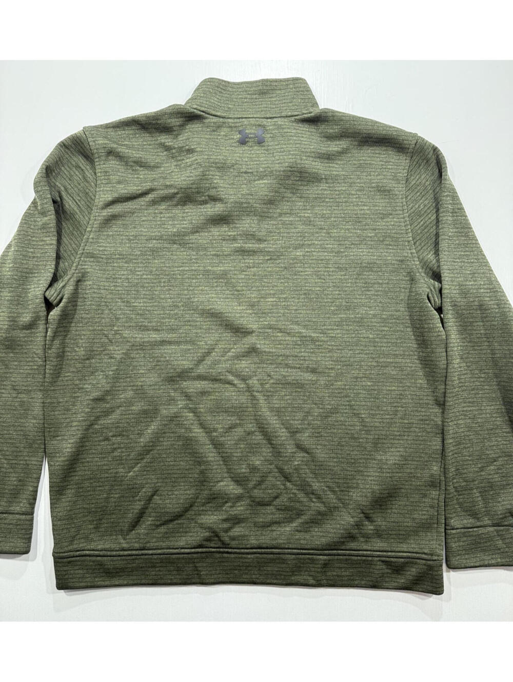 Under Armour Golf Storm Pullover Mens Large Green 1/4 Zip Sweater Fleece - Picture 7 of 11